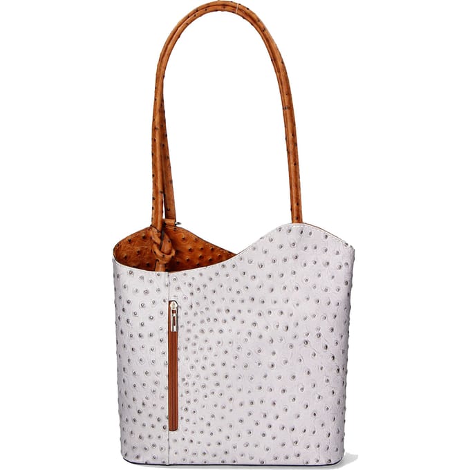 Gave Lux Rugzak vrouwen GREY/COGNAC