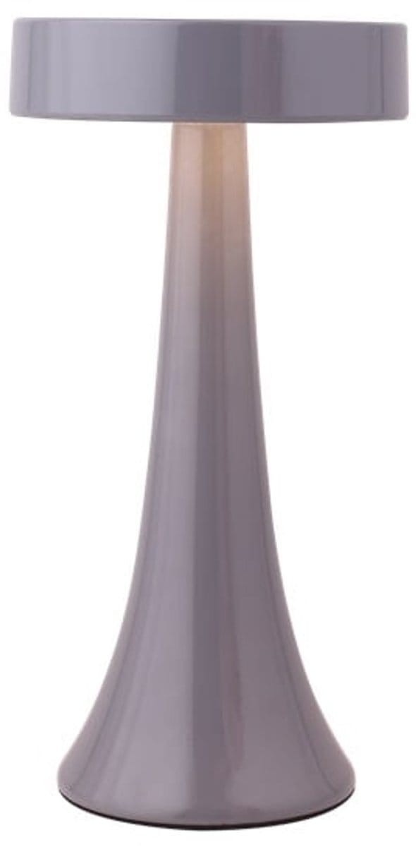 Bureaulamp Nova LED op accu grijs
