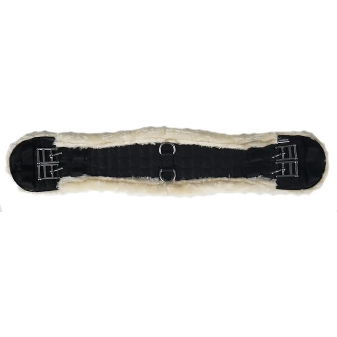 Horka Dressuursingel Anatomisch 40 Cm Bont/rvs Zwart/beige