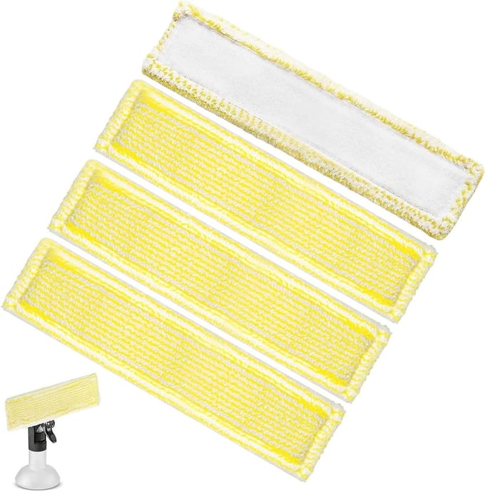 Set van 4 Microvezel Wiper Covers voor Window Cleaner - Geschikt voor WV2, WV5, WV6 en meer
