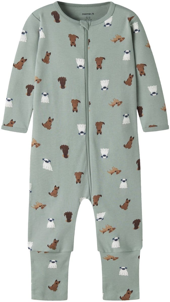 Name It Dog Pyjama Groen 4 Months Jongen
