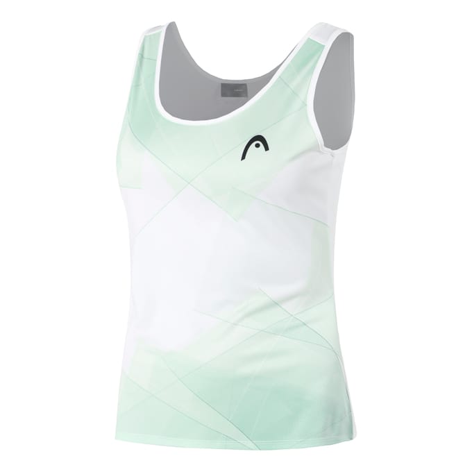 HEAD Spirit II Tanktop Dames-Mint,Wit