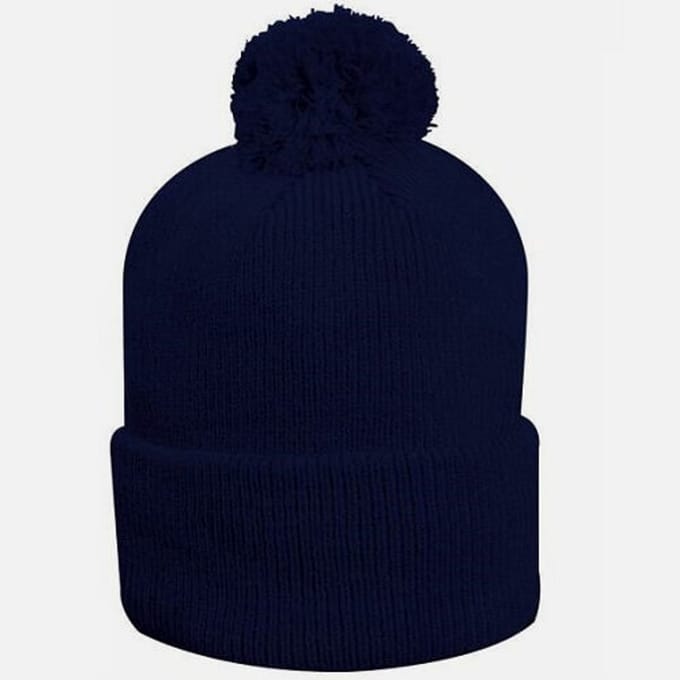 Bobble Hat Glenmuir Pompon Winter Muts Navy