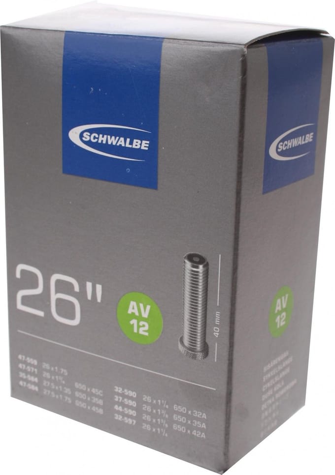 Binnenband Schwalbe AV12 26 / 32/47-559/597 - 40mm ventiel