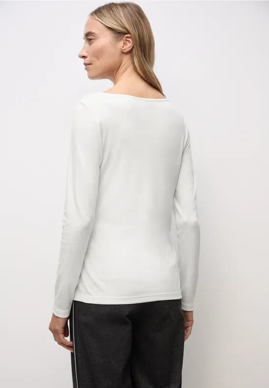 Basic shirt met lange mouwen