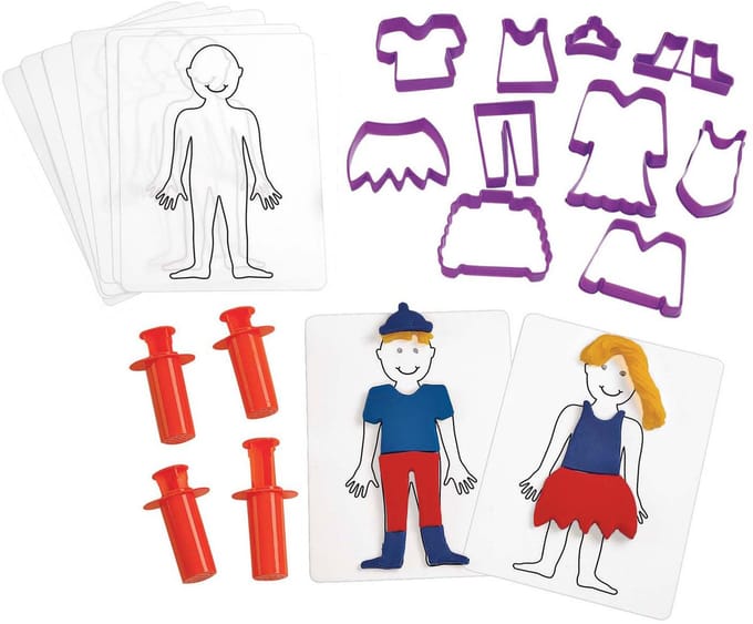 Colorations - Aankleedset voor Klei, 22dlg.