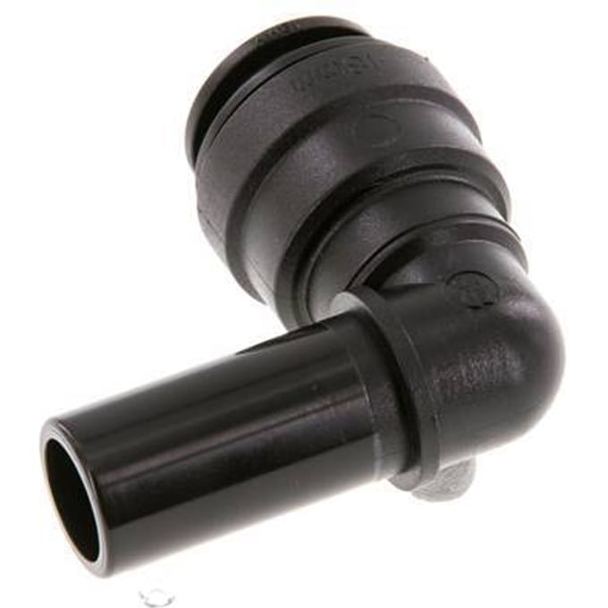 18mm 90 graden L-verbinding POM Insteekfitting Plug NBR