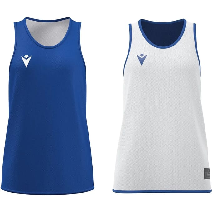 Macron F500 Reversible Shirt Dames - Royal / Wit | Maat: M