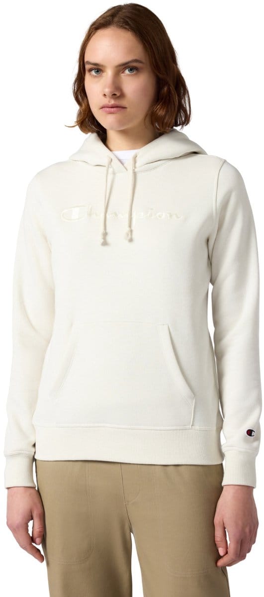 Champion Sweater Dames Hooded Sweatshirt Crème - Maat S