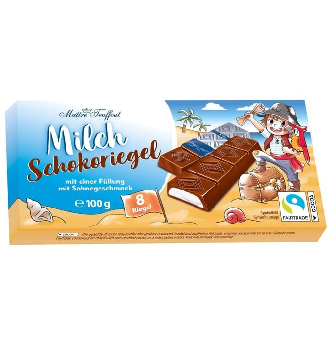 Chocolats MaitreTruffout Fourrage Lait 100 g