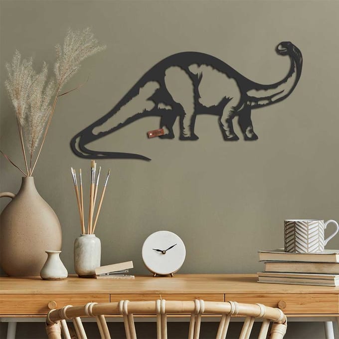 FBRK. Geometrische Dino Bob L - Black
