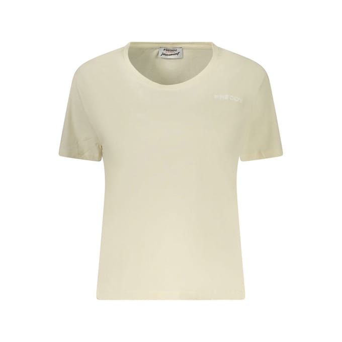 Freddy Beige Katoenen Dames T-shirt