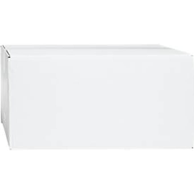 Witte golfkartonnen vouwdozen, enkele golf, 400 x 300 x 200 mm
