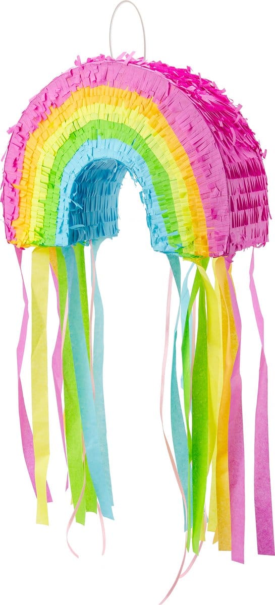 PARTYDECO - Regenboog piñata 30 x 20 x 10 cm