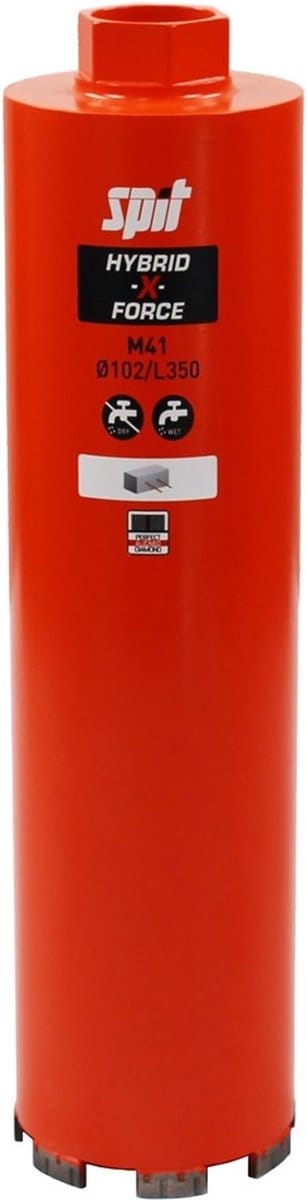 Hybrid-x-force Diamantboor M41 D.76x350