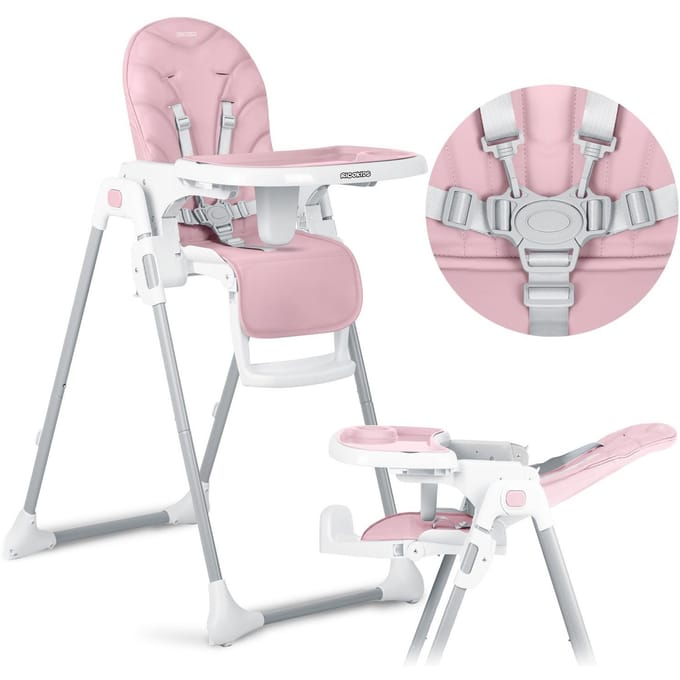 Ricokids Tulo voederstoel - roze