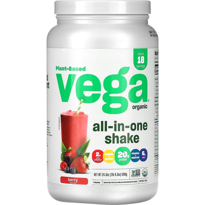 Biologische Alles-in-één Shake, Berry, 688G(24,3 Oz)