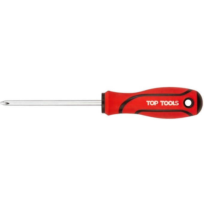 Grupa Topex - Schroevendraaier - PH2 x 100 mm - Ergonomische Handgreep - Staalkwaliteit