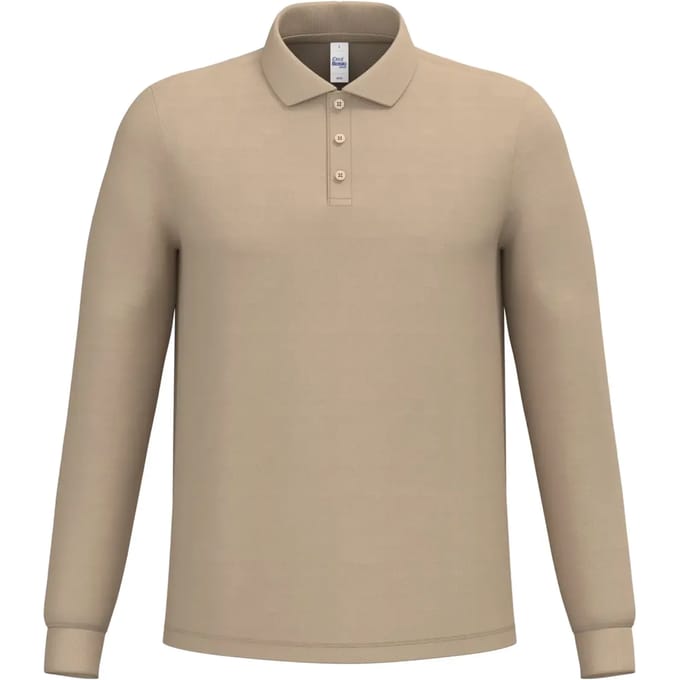 Polo met lange mouwen iDeal Basic Brand