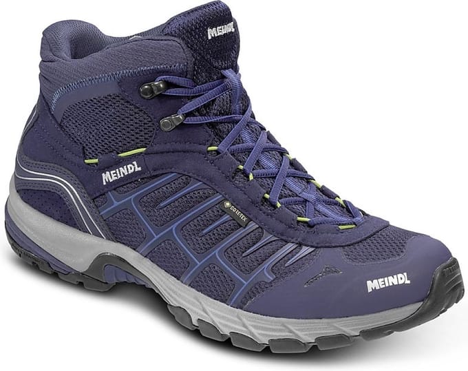 MEINDL Quebec Mid GORE-TEX - Wandelschoenen - Marine/Lime - Maat 42