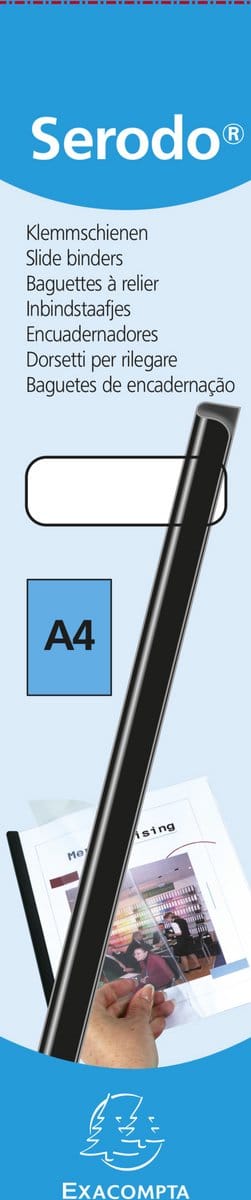 Exacompta Doos 25 Serodo bindruggen 3mm capaciteit 30 bladen A4. - Ivoor - 397082E