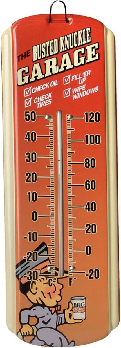 The Busted Knuckle Garage Mini Thermometer