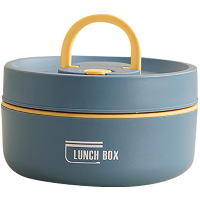 304 Staal Thermische Lunchbox Handige Geïsoleerde Lunchcontainer Stapelbare Lekvrije Voedselcontainer Geïsoleerde Lunchbox gray