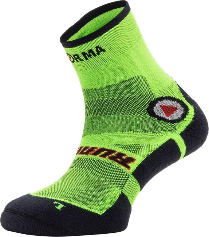 Enforma ondersteunende hardloopsokken - extra light - Groen / Zwart - M (39-41)