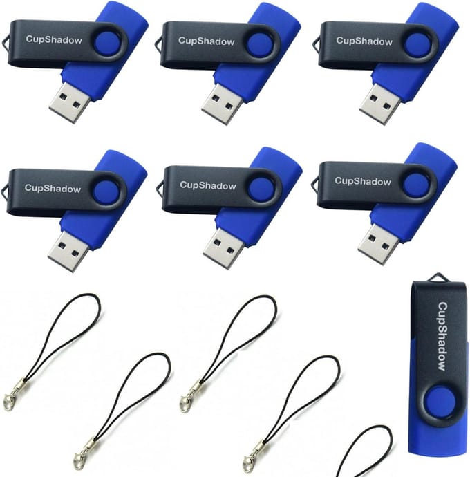 15 Stuks USB Stick 8GB Bulk - Compact en Duurzaam USB 2.0 Geheugenstick Set