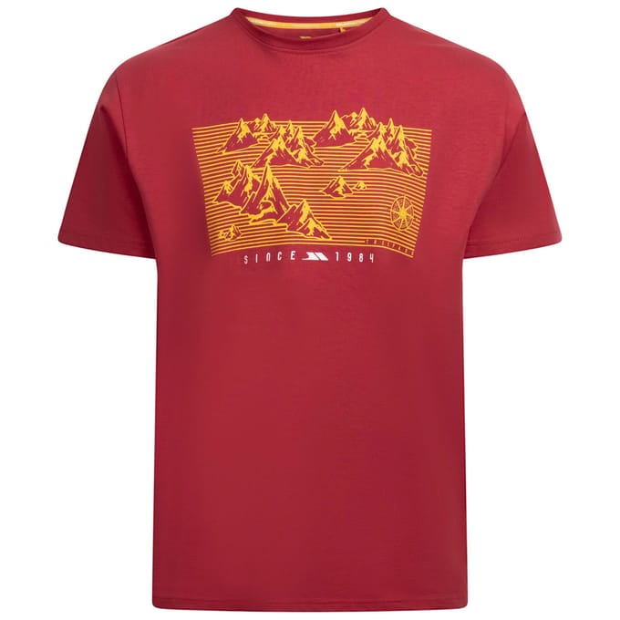 Trespass Heren Manny T-Shirt (Claret)