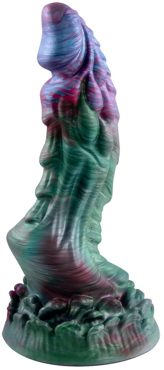 NMC 7 inch siliconen Monster dildo - Multicolor - 18.5 cm