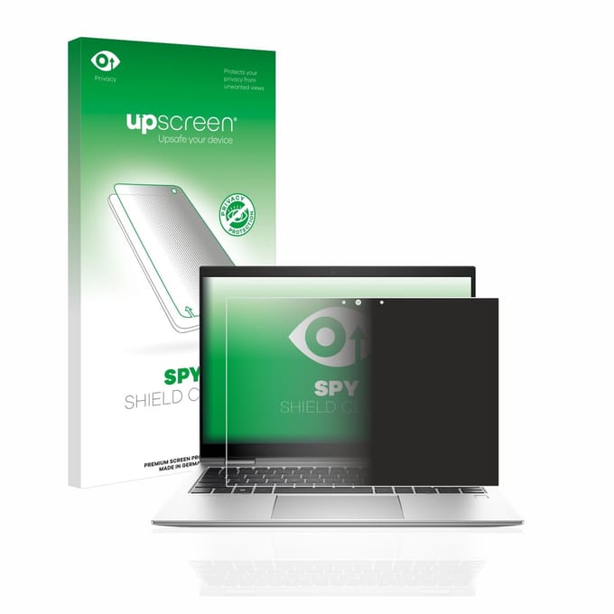 upscreen - privacy screenprotector voor HP EliteBook x360 830 G9 - Folie Beschermfolie Blauwlichtfilter