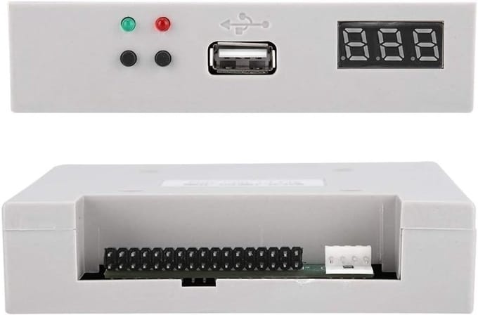 USB SSD Floppy Disk Drive Emulator met CD-R voor Industriële Controllers - 1.44MB, FDD-UDD, Gegevensopslag, Emulatie