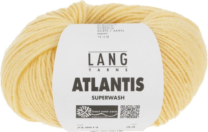 Lang Yarns Atlantis - 13 vanillegeel - Wol/Acryl-Mix Garen