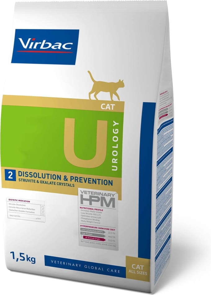 VIRBAC HPM feline dissolution/prevention U2 1,5KG