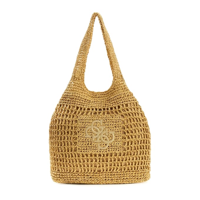 Strandtas voor vrouwen Guess Raffia