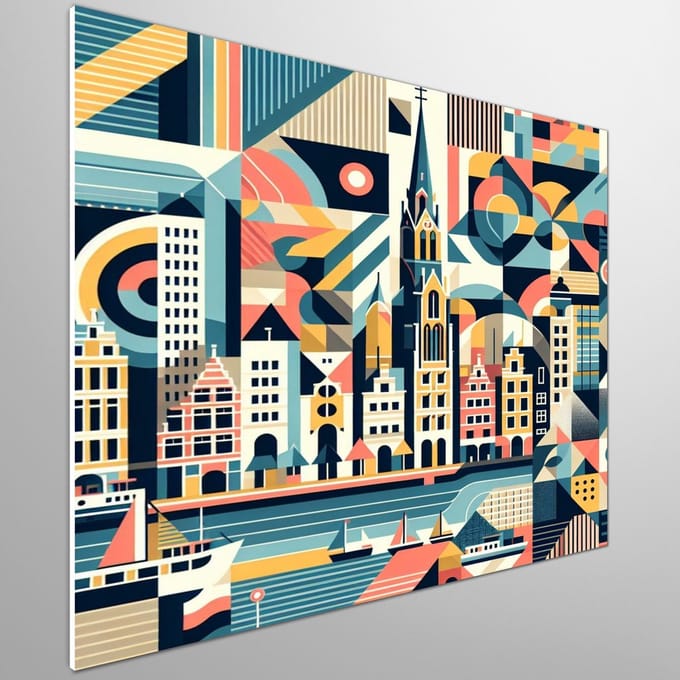 Kunstprint | Wanddecoratie | Forex | 100 × 100 cm