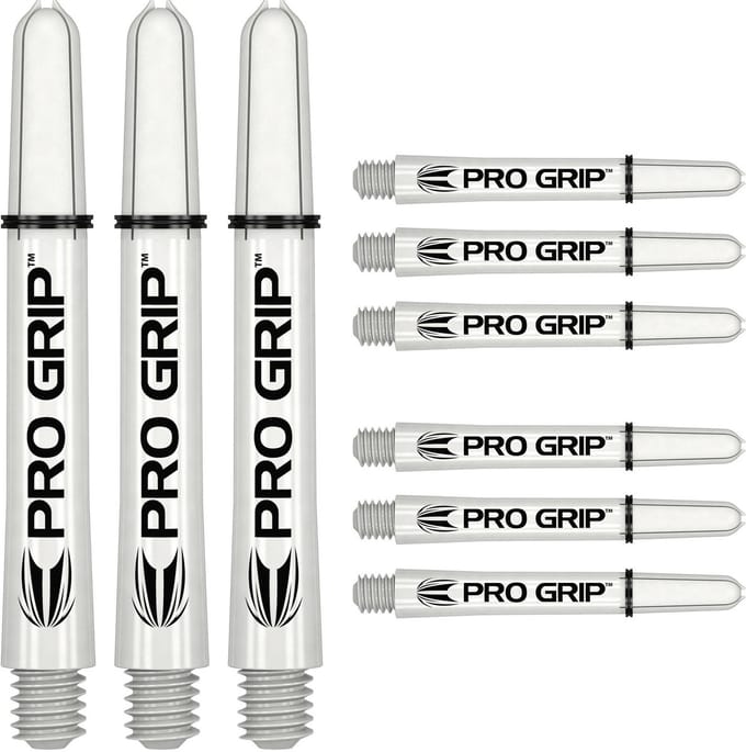 Target Pro Grip 3 Set White - Dart Shafts - Intermediate