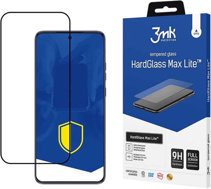 Motorola Edge 50 Neo - 3mk HardGlass Max Lite Zwart