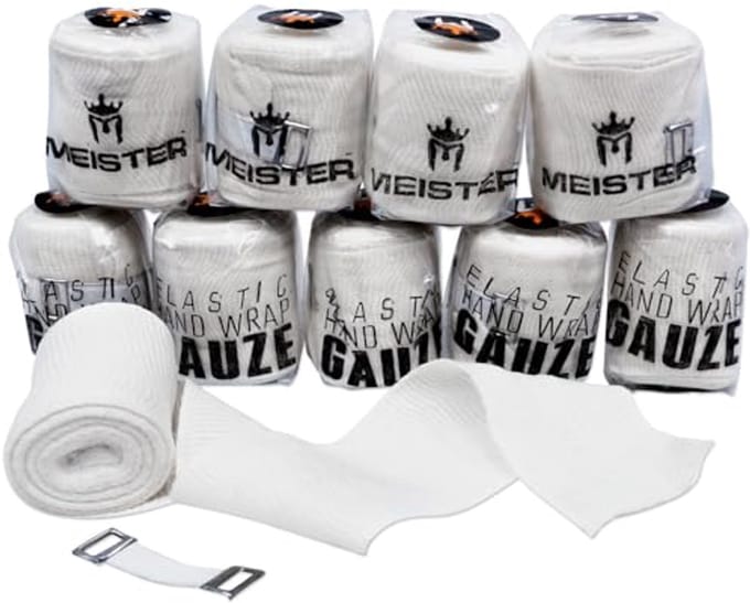 Elastische Gaas Hand Wraps voor Boksen en MMA - Mexicaanse Stijl - 10 Pack