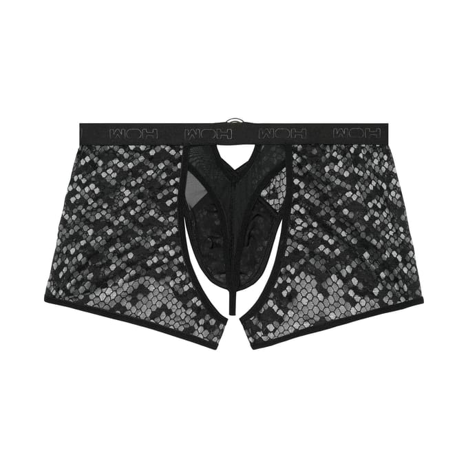 WOH heren microfiber trunk string pure seduction zwart