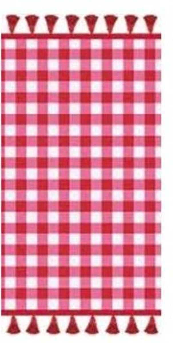 Covers & Co Dora Handdoeken Set (3 Stuks) - 55x100 cm - Rood