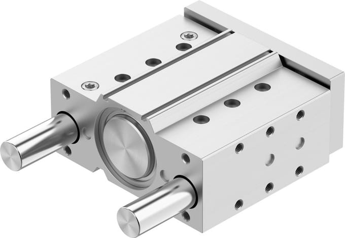 Festo Geleidingscilinder 80mm Boring 100mm Slag Dubbelwerkend - 170888