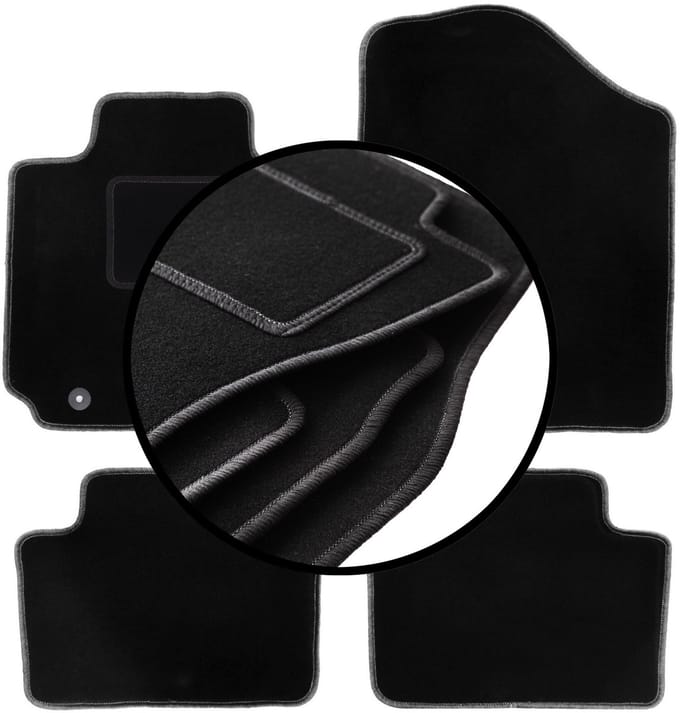 Complete set veloursmatten voor: Hyundai Veloster coupé (2011-2018)
