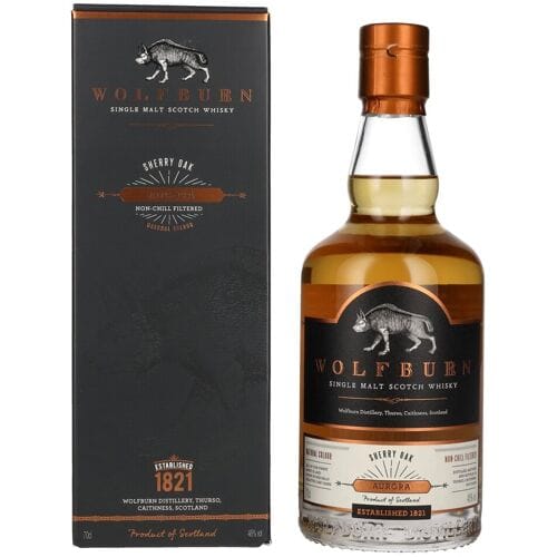 Wolfburn Whisky Wolfburn AURORA Single Malt Scotch Whisky 46% Vol. 0,7l in geschenkverpakking