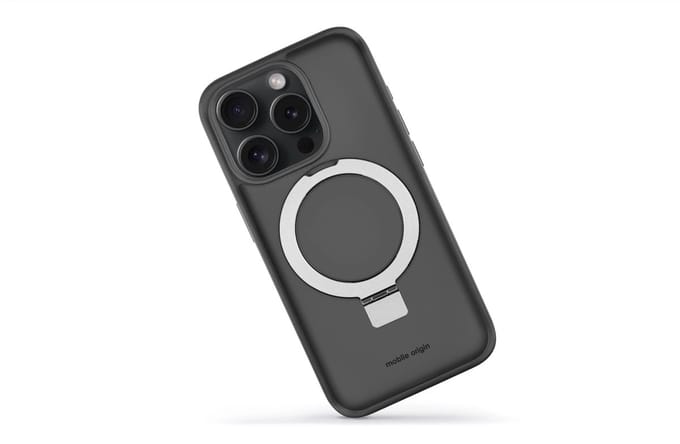 Mobile Origin RingMag Case - black - iPhone 15 Pro