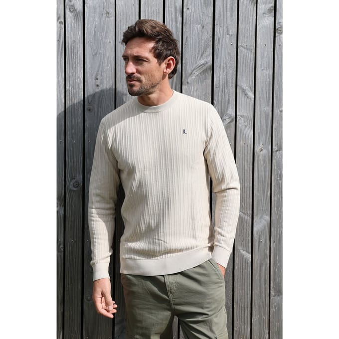 Kultivate Kn Vertical Moonbeam Größe: S | Pullover Outlet | Herren