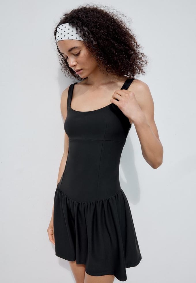 Stradivarius Skort-jurk  Zwart L