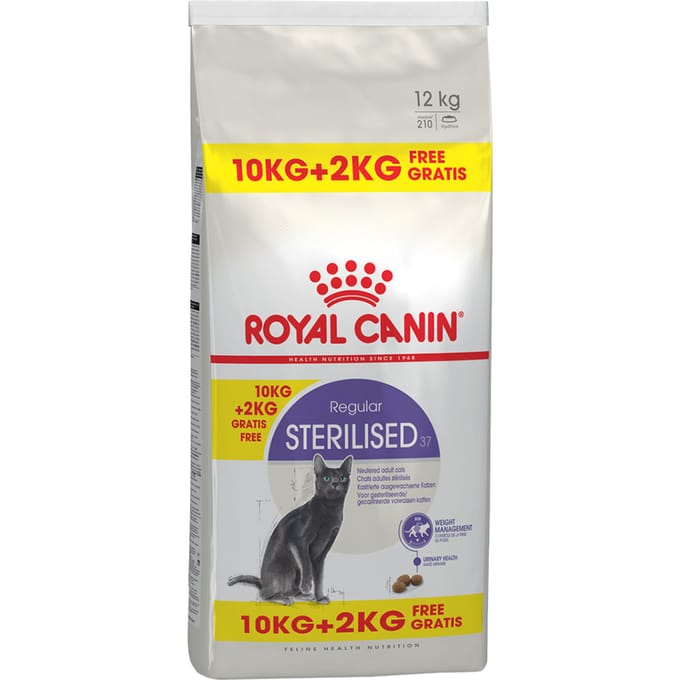 Royal Canin Sterilised 37 - Kattenvoer - 12 kg Bonusbag