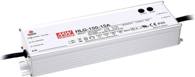 Mean Well HLG-150H-30A LED-driver, LED-transformator Constante spanning, Constante stroomsterkte 150 W 5 A 30 V/DC PFC-